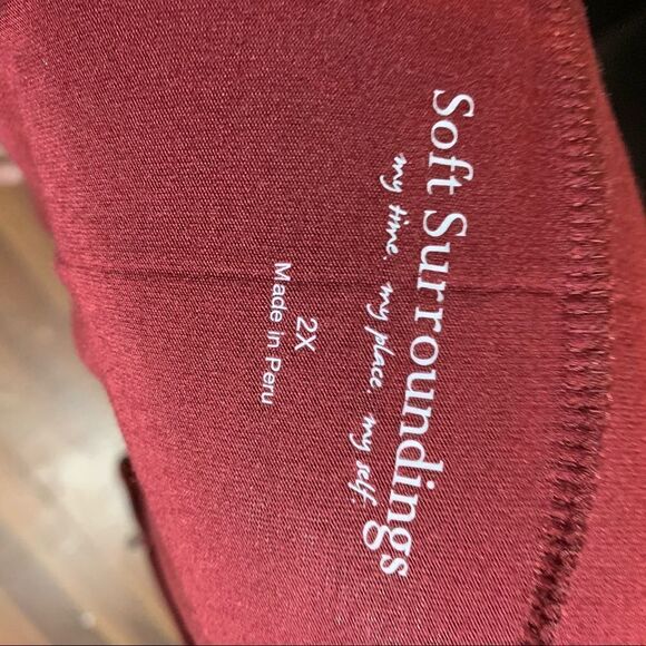 Plus Size Soft Surroundings Open Knit Cardigan - Picture 4 of 4